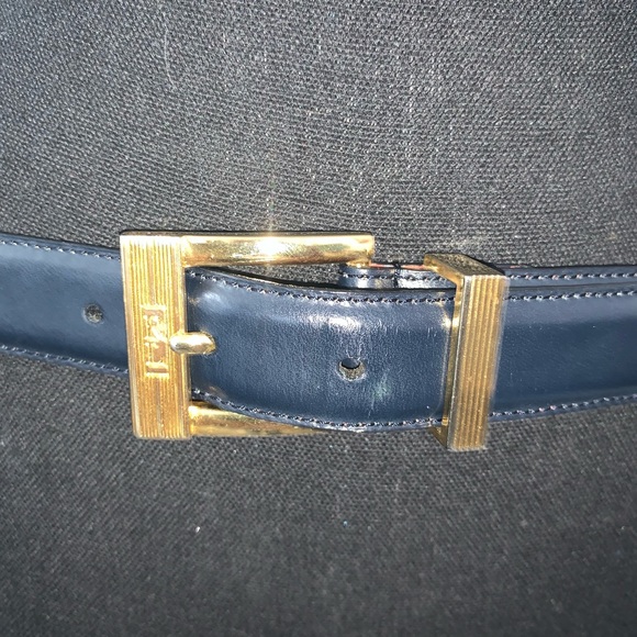 Ralph Lauren Navy Belt-Large - Picture 2 of 4